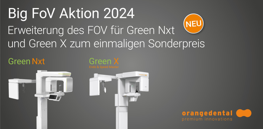 Big FoV Aktion 2024 für alle Betreiber eines DVT Green X oder Nxt