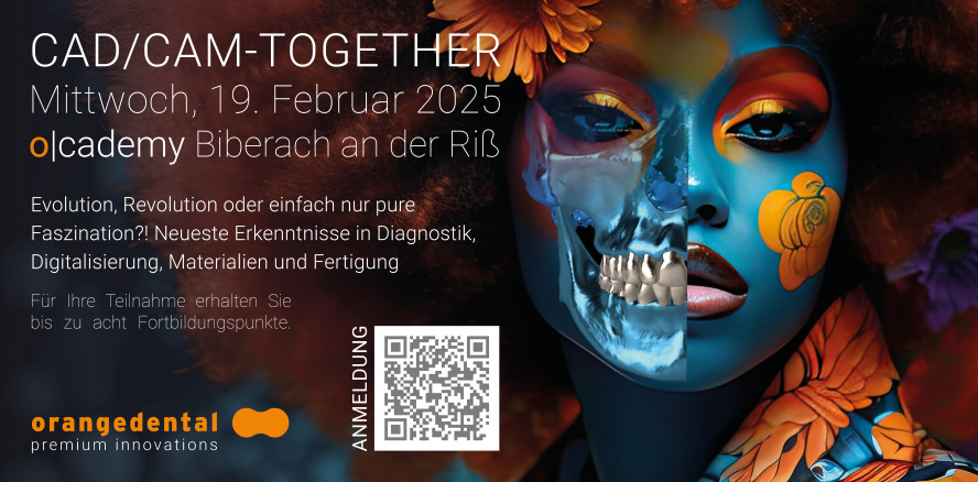 o|cademy in Biberach: CAD/CAM together am 19. Februar 2025