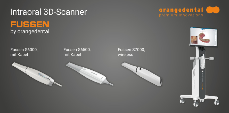 Neue High Performance Modelle des Intraoral 3D Scanner FUSSEN