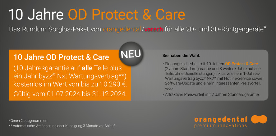 OD PROTECT & CARE: Rundum Sorglos-Paket für Röntgengeräte