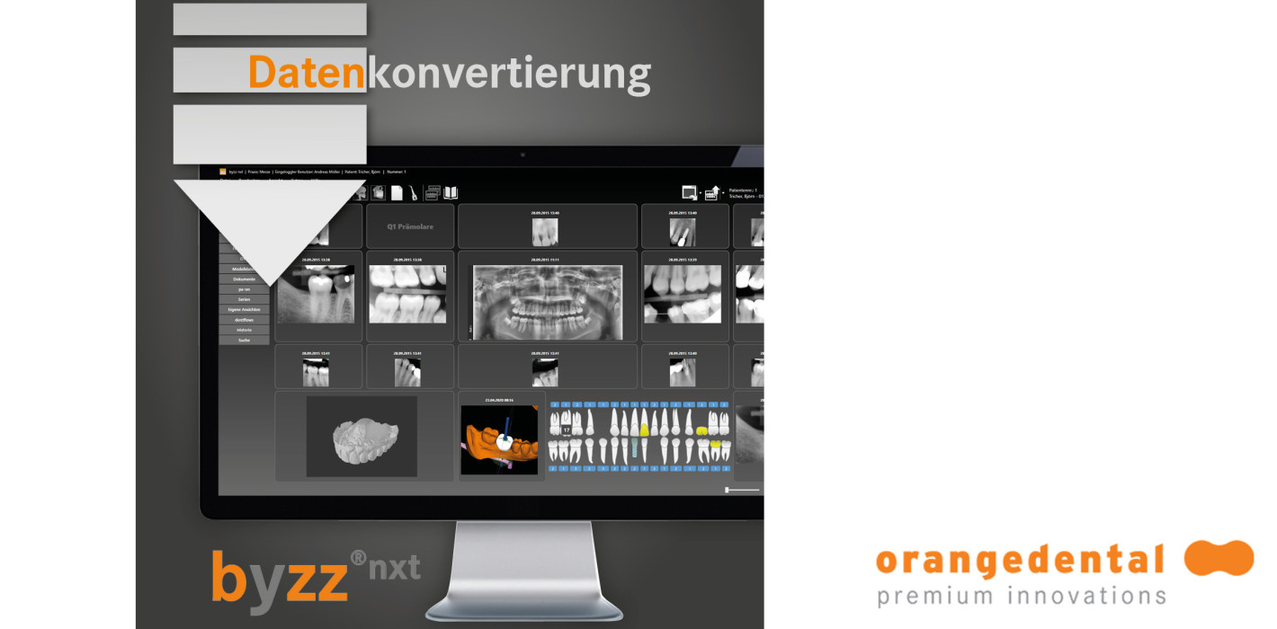 Datenkonvertierung: Jetzt neu bei orangedental