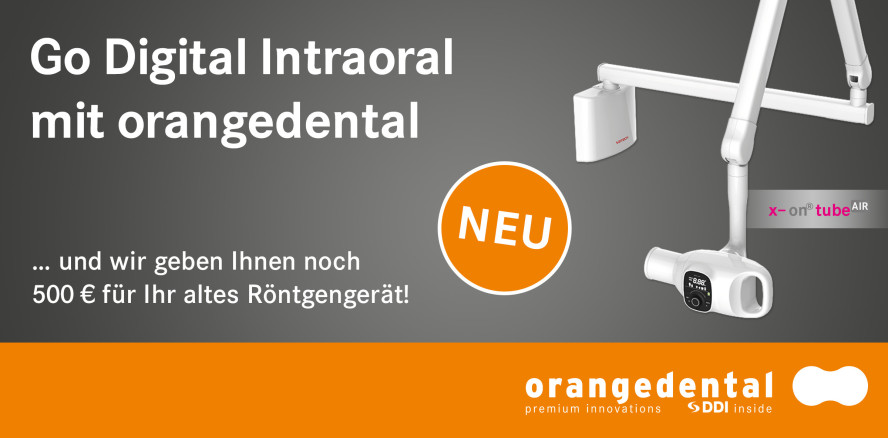 Go Digital Intraoral: orangedental bietet zwei Digitalpakete