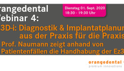 orangedental lädt am 1. September zum Webinar ein