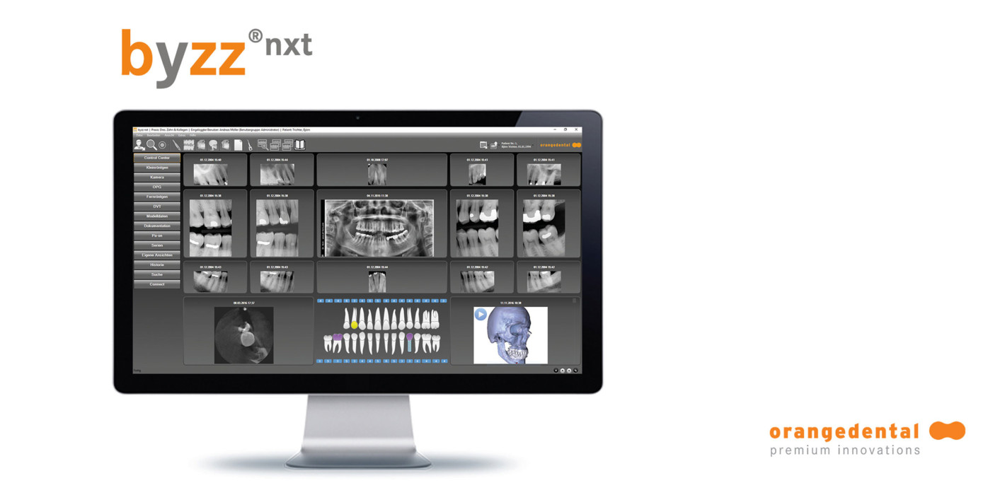 orangedental: byzz nxt Software und DICOM Standard
