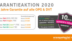 orangedental garantiert Top-Qualität für 10 Jahre
