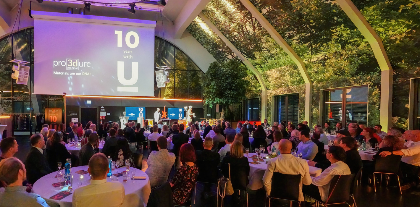 pro3dure medical feiert Jubiläum – 10 years with U