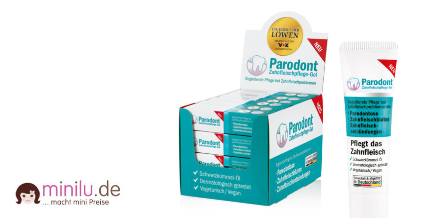 Exklusiv bei minilu.de: Parodont Zahnfleischpflege-Gel