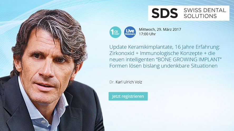 Webinar: Update Keramikimplantate – „Bone Growing Implant“