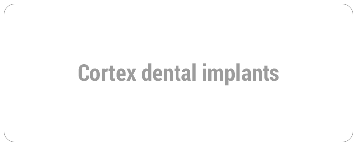 Cortex dental implants