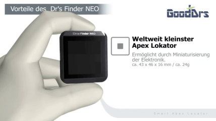 Dr‘s Finder NEO – weltweit kleinster Apex Lokator