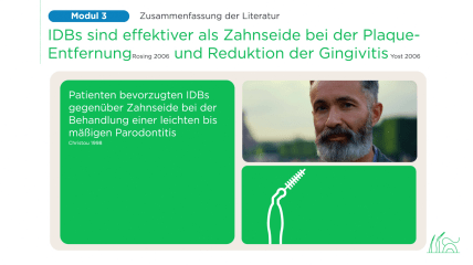Virtuelle Schulung von Sunstar zur Interdentalreinigung | Modul 3 Behandlung