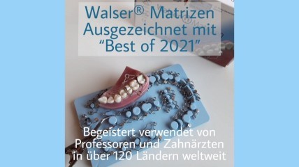 „Best of 2021“ – Walser® Matrizen erneut ausgezeichnet