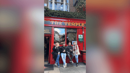 Pfadfinder on tour in Dublin
