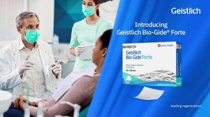 Neue Kollagenmembran Geistlich Bio-Gide® Forte